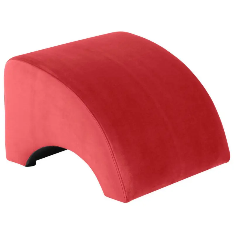 Hocker in Textil Rot