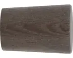 Hornbach Endstück Zylinder für Boheme Nature Line esche nussbraun Ø 28 mm 2 Stk.