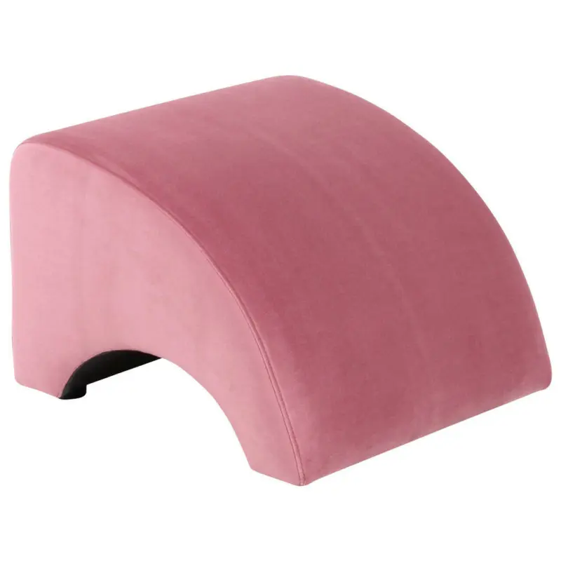 Hocker in Textil Rosa
