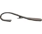 Hornbach Vorhang-Lederclips dunkelbraun für Black Line & Nature Line Ø 20-28 mm 4 Stk.