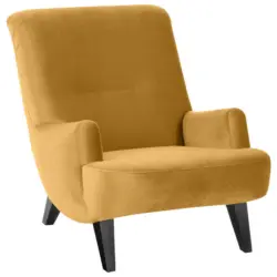 Relaxsessel in Textil Gelb