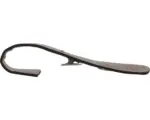 Hornbach Gardinen-Lederclips dunkelgrau für Black Line & Nature Line Ø 20-28 mm 4 Stk.