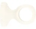 Hornbach Träger 1-läufig für Boheme Nature Line esche natur geweißt Ø 28 mm 5 cm lang 1 Stk.