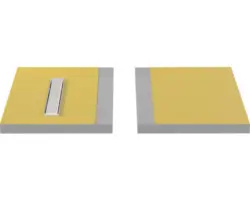 Befliesbares Duschelement-Set Wesko Smart Quattro 1000x1200x40 mm