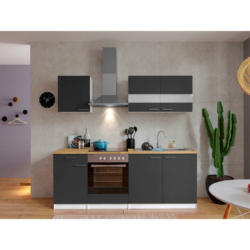 Küchenblock 210 cm in Grau