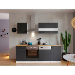 Küchenblock 220 cm in Grau