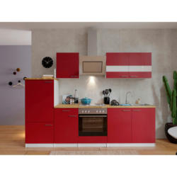 Küchenblock 270 cm in Rot