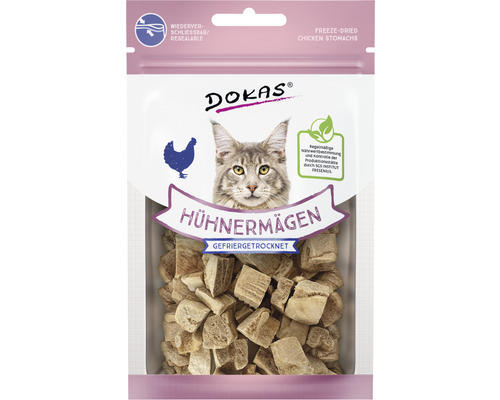 Katzensnack DOKAS Hühnermägen gefriergetrocknet 12 g