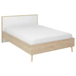 Bett 120/200 cm in Eichefarben