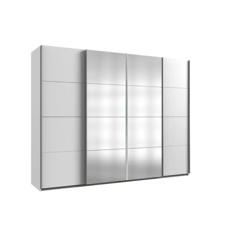 Schwebet&uuml;renschrank in Wei&szlig;