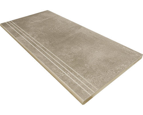 Poolumrandung Beckenrandstein New Concret Taupe 3 Rillen 30x60 cm