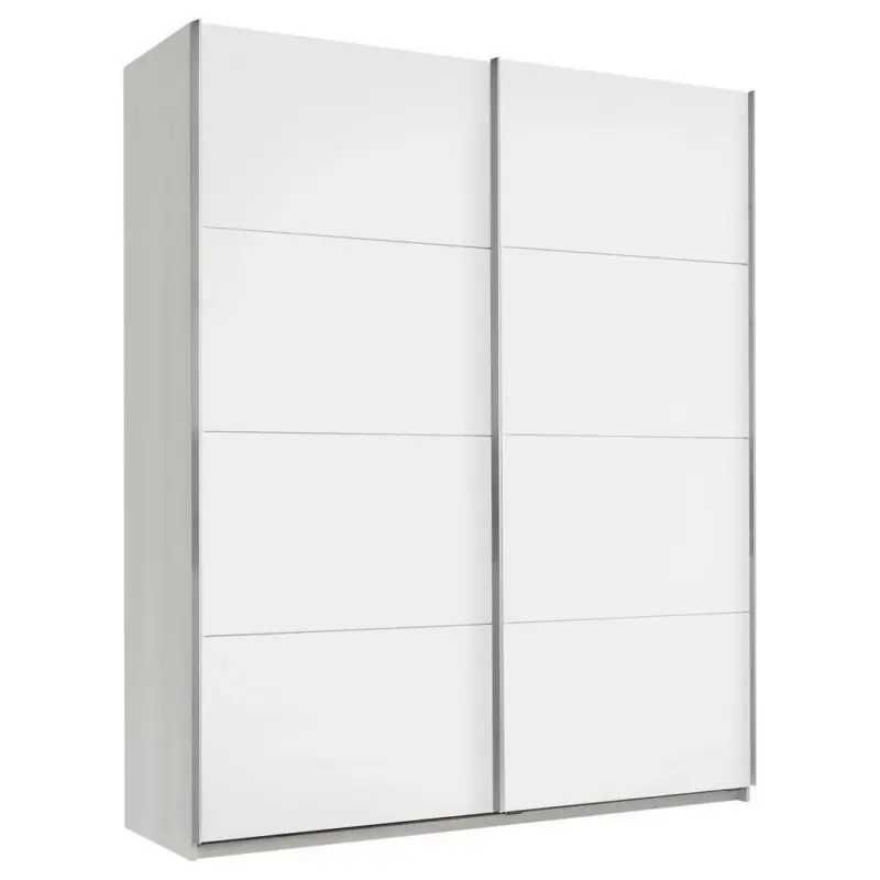 Schwebetürenschrank in Weiß
