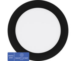 LED Einbauleuchte EGLO crosslink.z Crosslink-Z LED 10,5 W 1520 lm 2700 K 1 -flammig Ø 165 mm schwarz IP 44 1 Stück ( )