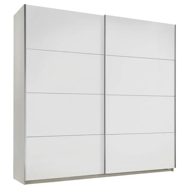 Schwebetürenschrank in Weiß
