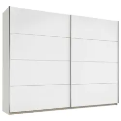 Schwebetürenschrank in Weiß