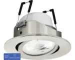 Hornbach LED Einbauleuchte EGLO crosslink.z 31697 LED 5 W 400 lm 2700 K 1 -flammig Ø 88 mm nickel-matt IP 20 1 Stück ( )