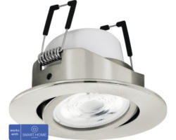 LED Einbauleuchte EGLO crosslink.z 31697 LED 5 W 400 lm 2700 K 1 -flammig Ø 88 mm nickel-matt IP 20 1 Stück ( )