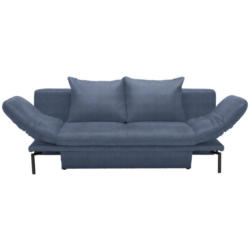 Schlafsofa in Webstoff Blau