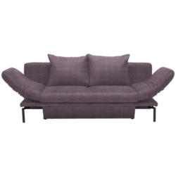 Schlafsofa in Webstoff Rosa