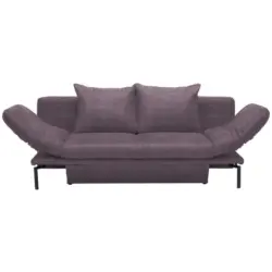 Schlafsofa in Webstoff Rosa