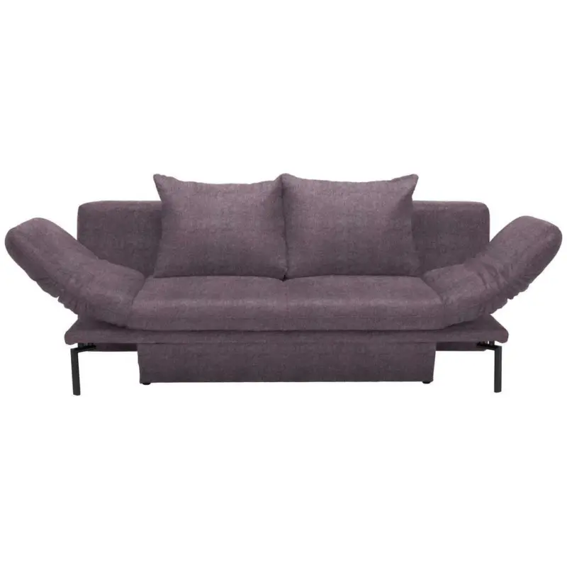 Schlafsofa in Webstoff Rosa