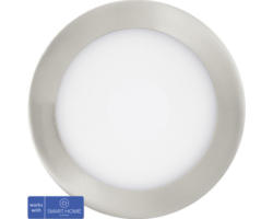 LED Einbauleuchte EGLO crosslink.z Crosslink-Z LED 10,8 W 1520 lm 2700 K 1 -flammig Ø 165 mm nickel-matt IP 44 1 Stück ( )