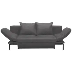 Schlafsofa in Webstoff Dunkelgrau