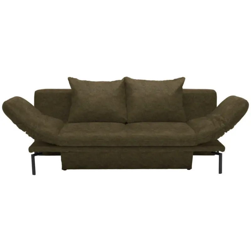 Schlafsofa in Flachgewebe Grün