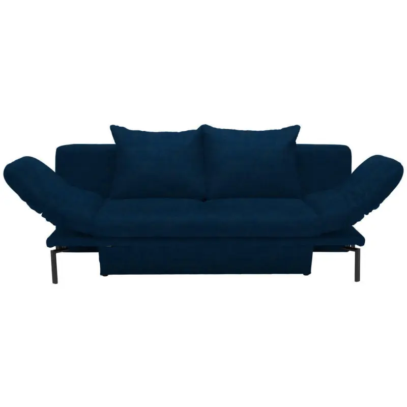 Schlafsofa in Flachgewebe Dunkelblau