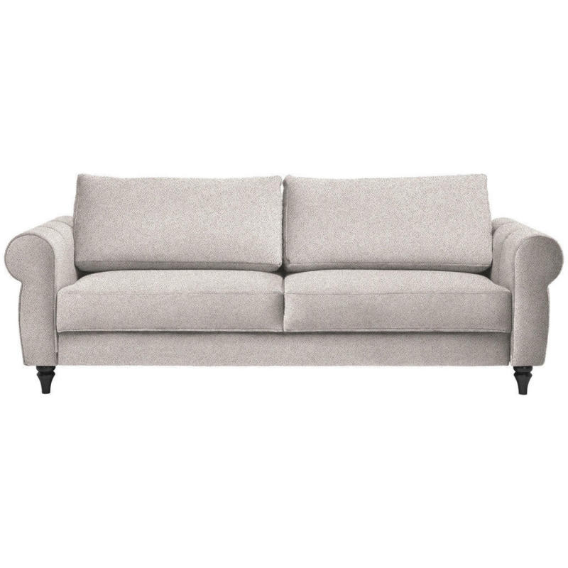 Schlafsofa in Webstoff Naturfarben