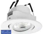 Hornbach LED Einbauleuchte EGLO crosslink.z Crosslink-Z LED 5 W 400 lm 2700 K 1 -flammig Ø 88 mm weiß IP 20 1 Stück ( )