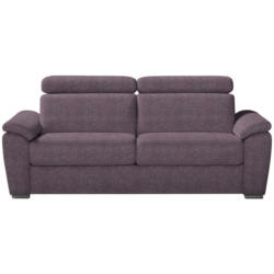 Schlafsofa in Webstoff Rosa