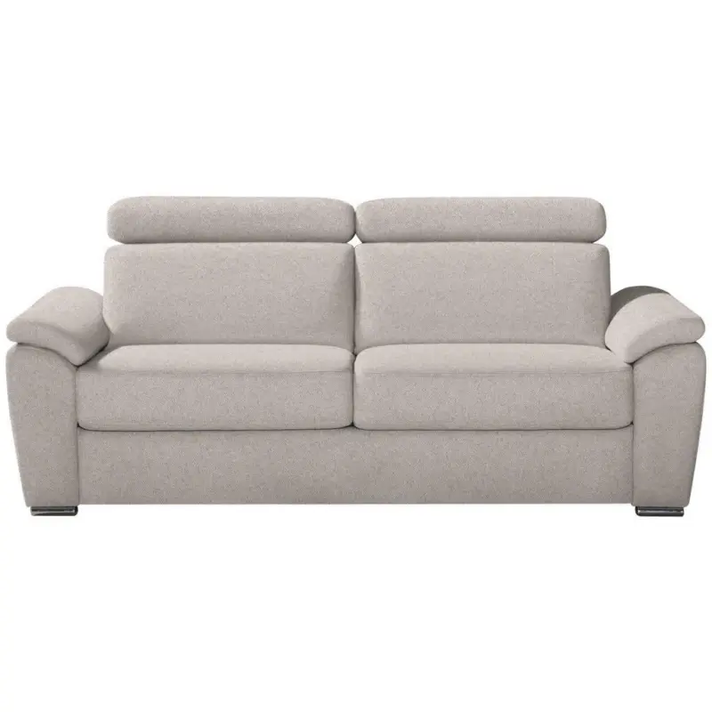 Schlafsofa in Webstoff Naturfarben