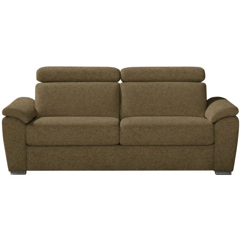 Schlafsofa in Webstoff Hellgrün
