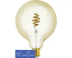 LED-Lampe G125 E27 / 4,9 W ( 30 W ) amber 360 lm 2200 6500 K einstellbares weiß