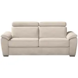 Schlafsofa in Flachgewebe Sandfarben