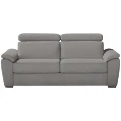 Schlafsofa in Webstoff Grau