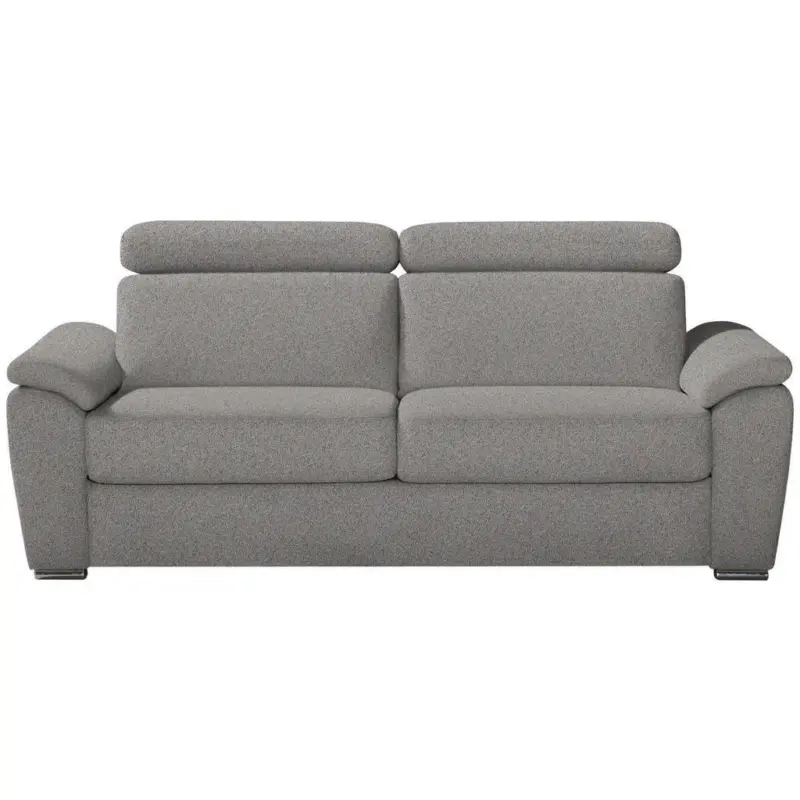 Schlafsofa in Webstoff Grau