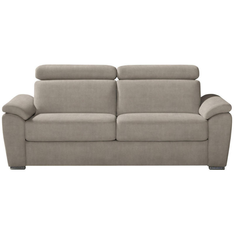 Schlafsofa in Flachgewebe Beige