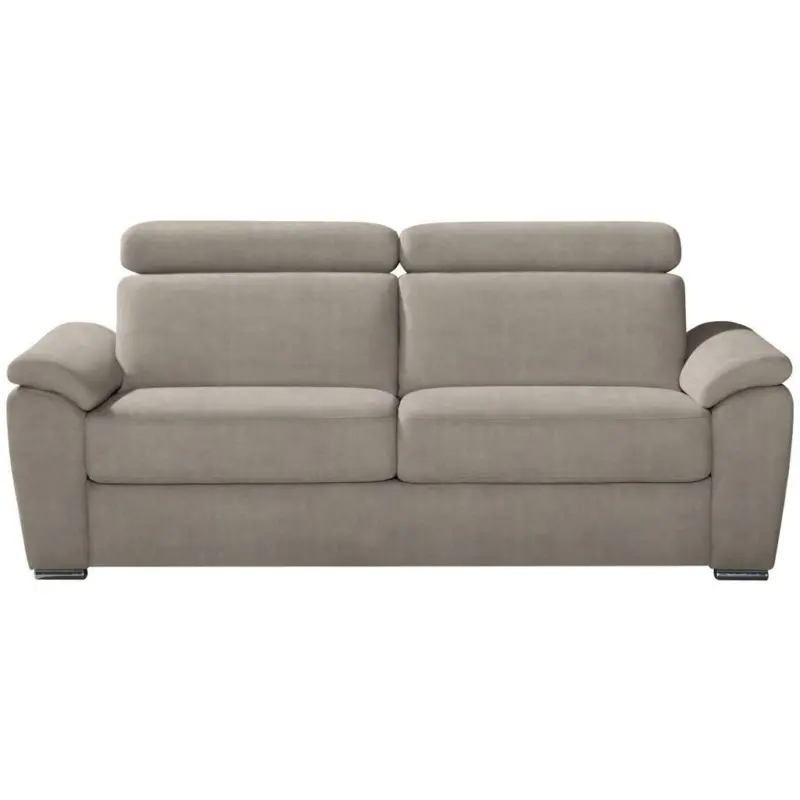 Schlafsofa in Flachgewebe Beige