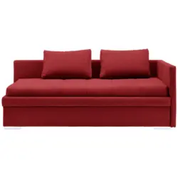 Liege in Webstoff Rot