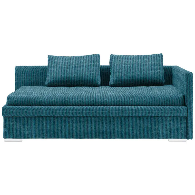 Liege in Webstoff Petrol