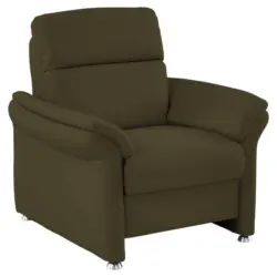 Sessel in Echtleder Waldgrün