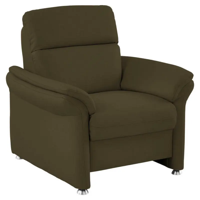 Sessel in Echtleder Waldgrün