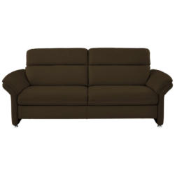 Dreisitzer-Sofa in Leder Braun