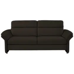 Dreisitzer-Sofa in Leder Dunkelbraun
