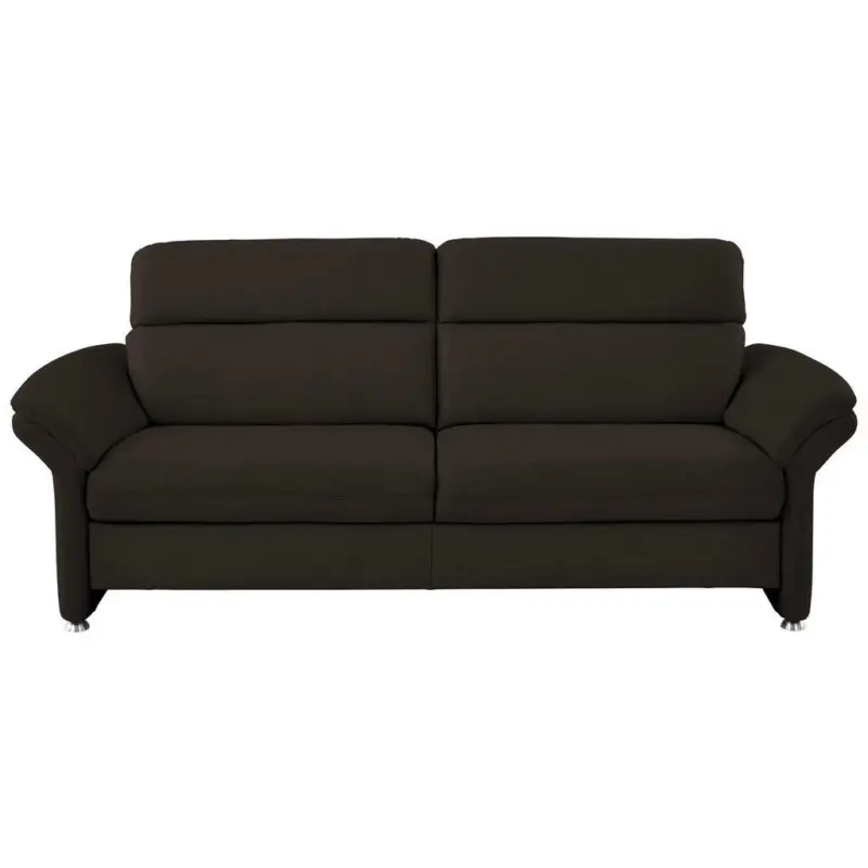 Dreisitzer-Sofa in Leder Dunkelbraun