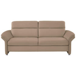 Dreisitzer-Sofa in Leder Hellbraun