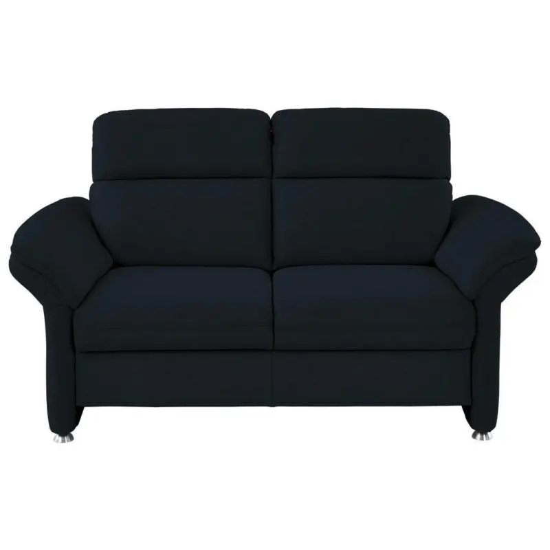 Zweisitzer-Sofa in Echtleder Dunkelblau