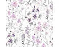 Vliestapete 113362 Laura Ashley Wild Meadow Lila